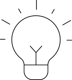Lightbulb black
