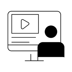 Webinar video black