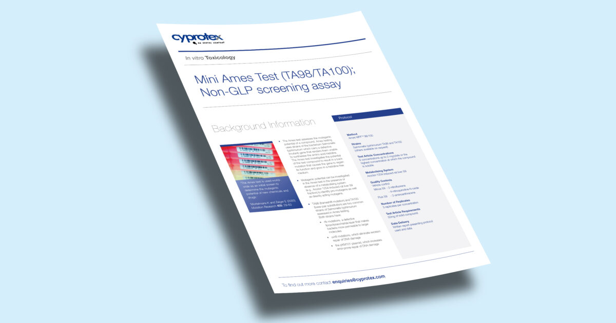 Ames Test Fact Sheet - Evotec