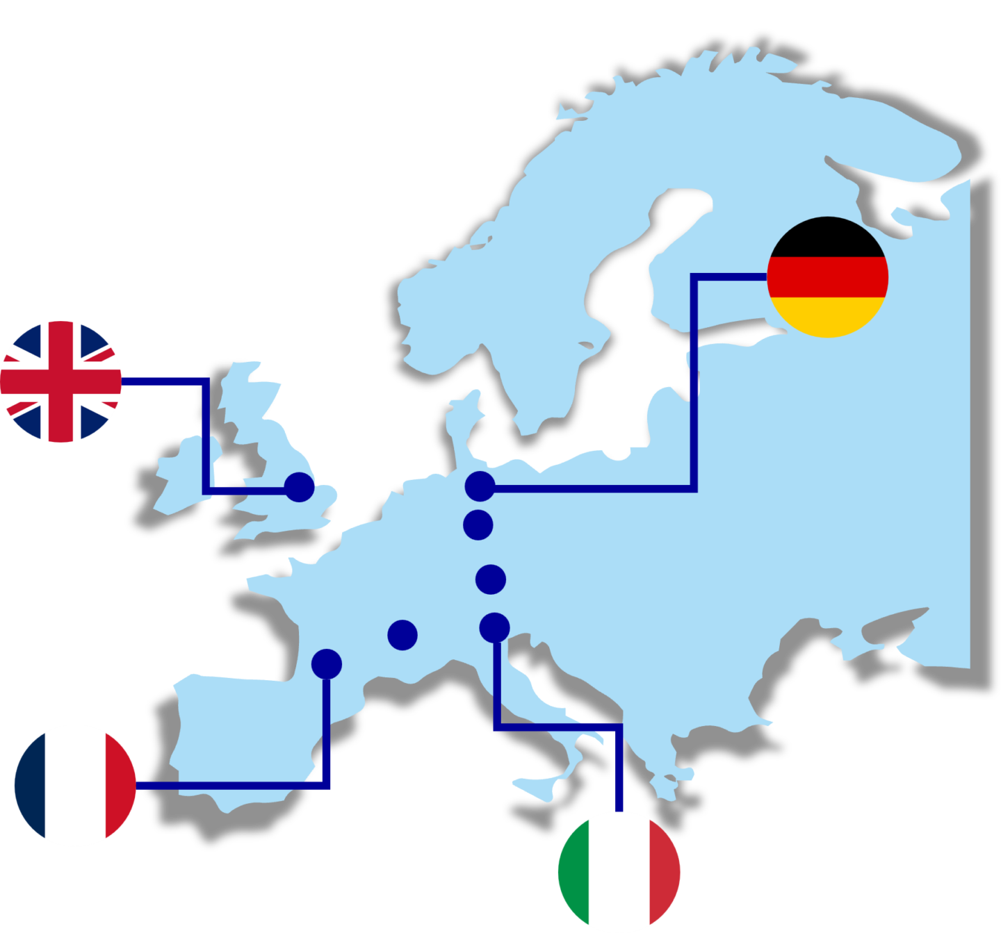 Map illustrates Evotec’s European Human Sample Management network, highlighting access to prospective and retrospective human bio samples through strategic collaborations with clinical centers and biobanks across multiple European countries, supporting compliant, traceable, and biomarker-driven research.