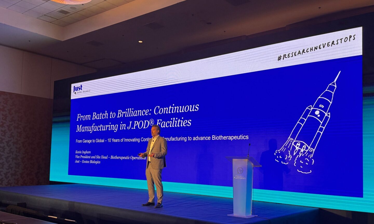 Just - Evotec Biologics at the Biomanufacturing World Summit