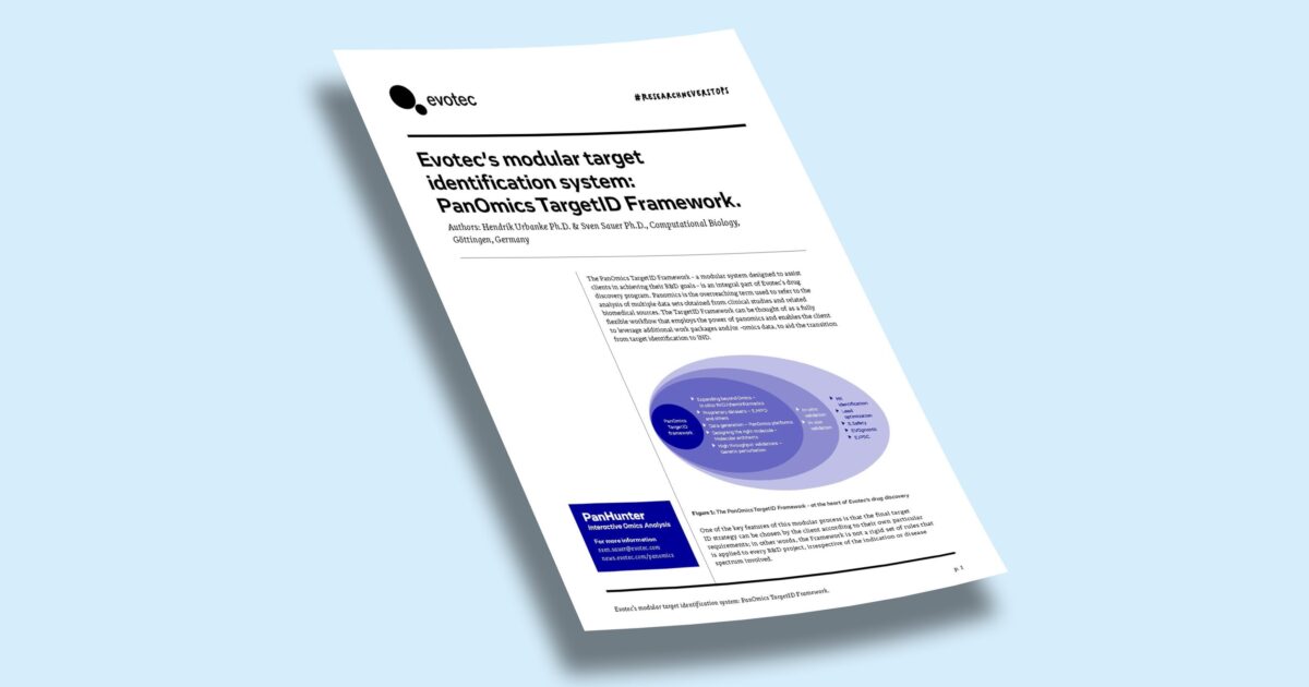 Whitepaper: PanOmics Target ID Framework - Evotec
